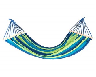 HAPPY GREEN Lehátko závěsné houpací 200 x 150 cm, modré