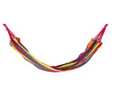 HAPPY GREEN Lehátko závěsné zahradní 200 x 150 cm, červené