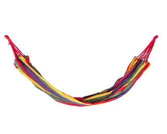 HAPPY GREEN Lehátko závěsné zahradní 200 x 150 cm, červené