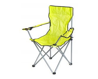 HAPPY GREEN Křesílko rybářské FISH, limetkové