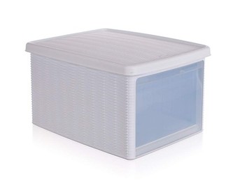 Box multifunkční RATTAN 15 l, bílý