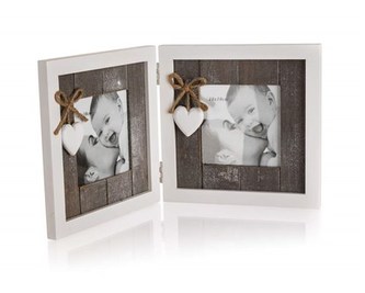 HOME DECOR Rámeček dvoustranný SOLID HEART, čtverec