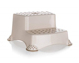 KEEEPER Stolička - dvojschůdek 40 x 37 x 21 cm, krémová