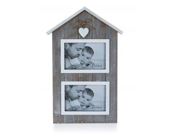 HOME DECOR Rámeček - nástěnka SOLID HEART, 2 fotky