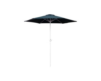 HAPPY GREEN Slunečník s kličkou 230 cm, dark green