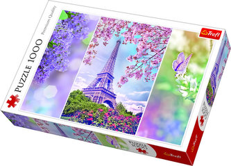 Trefl Puzzle Jaro v Paříži - Romantic / 1000 dílků