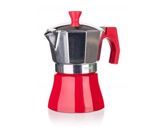 BANQUET Kávovar CAMPI Red, 3 šálky