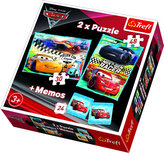 Auta 3: Puzzle 30+48 dílků + pexeso
