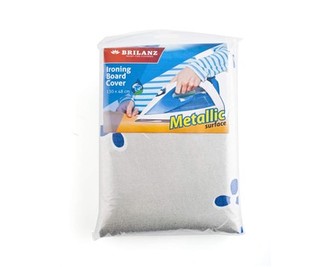 BRILANZ Potah na žehlící prkno 130 x 48 cm, metalický