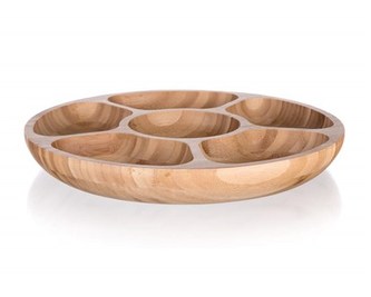 BANQUET Miska dělená BRILLANTE Bamboo 31,5 x 4 cm