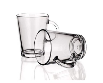 PASABAHCE Sada skleněných hrnků TRIBECA 400 ml, 2 ks, OK