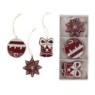 Vánoční dekorace, 3 ks K1147