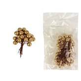 Dekorace zlaté, 48ks/bal.