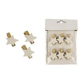 Hvězdičky klip, 6 ks X1632