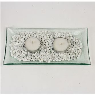 Skleněný tácek dekorační S0098/1