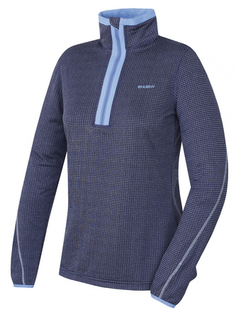 Dámská mikina s rolákem Artic L tm. purpurová/sv. modrá - XL