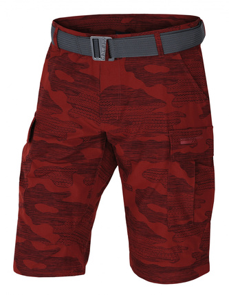 Pánské kraťasy Kalfer M tm. cihlová - M