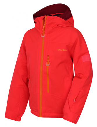 Dětská ski bunda Gomez Kids neonově růžová - 134