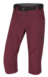 Dámské 3/4 kalhoty Klery L sv. vínová - L