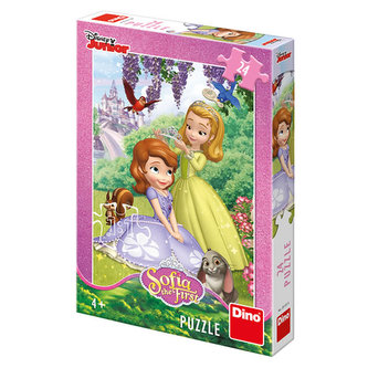 Puzzle Disney Sofia 24 dílků 18x26 cm v krabici 19x27x4cm