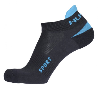 Ponožky Sport antracit/tyrkys - L (41-44)
