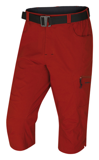 Pánské 3/4 kalhoty Klery M tm. cihlová - XL