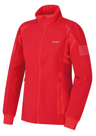 Dámská softshell bunda Scooby L neonově růžová - XL