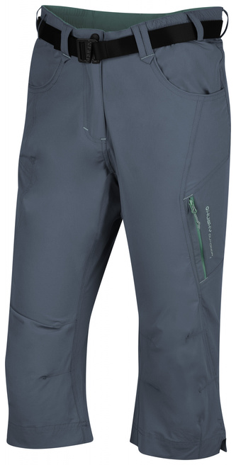 Dámské 3/4 kalhoty Klery L tm. šedá - M