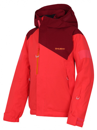 Dětská ski bunda Gonzal Kids neonově růžová - 122 Dětská ski bunda Gonzal Kids neonově růžová - 122