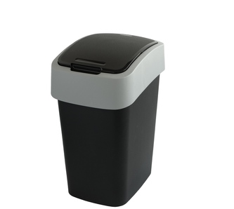 Odpadkový koš FLIP BIN 25L černošedý