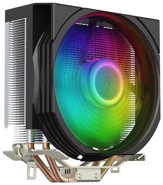 SilentiumPC chladič CPU Spartan 5 ARGB / ultra tichý / 120 mm ARGB fan / 2 heatpipes / PWM / Intel i AMD (i LGA1700)