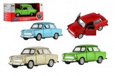 Auto Welly Trabant 601 Klasic kov/plast 11cm 1:34-39 na volný chod 4 barvy mix v krabičce 15x7x7cm