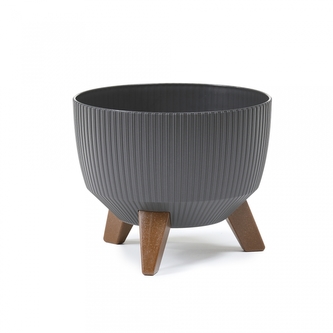 Plastová mísa Roma jumper 240 mm, grafit