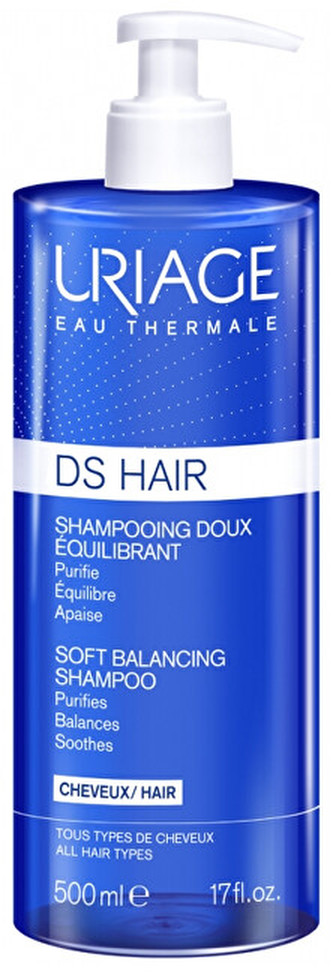 Uriage Jemný zklidňující šampon DS Hair (Soft Balancing Shampoo) 500 ml woman