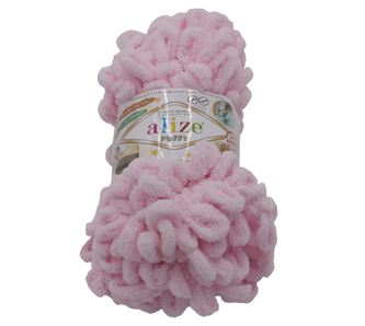 Příze PUFFY - růžová - 100g / 9 m