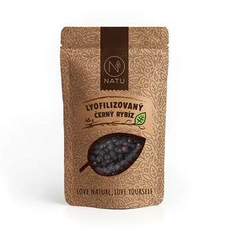 Natu Lyofilizovaný černý rybíz 45 g