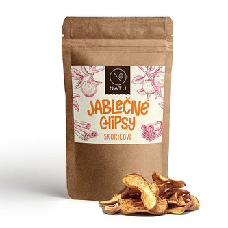 Natu Jablečné chipsy skořicové 45 g