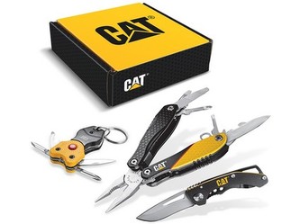 nářadí sada 3díl. (kleště, nůž, klíčenka) CAT