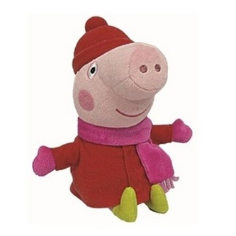 Beanie Babies Lic Peppa Pig Peppa winter