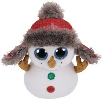 Beanie Boos Buttons sněhulák 24 cm