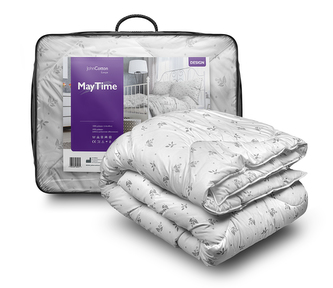 Prošívaná celoroční přikrývka MAY TIME 220x200 cm mikrovlákno květinový potisk John Cotton