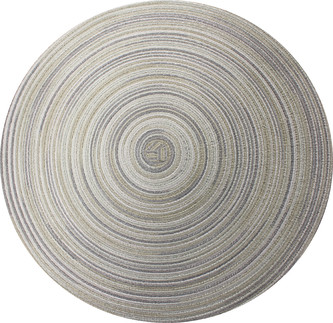 Prostírání kulaté LOLLIPOP šedá/béžová O 38 cm Mybesthome