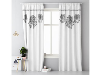 Dekorační vzorovaný závěs s řasící páskou CATCHER DREAM 140x250 cm MyBestHome