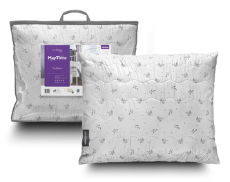 Prošívaný polštář MAY TIME 70x80 cm mikrovlákno květinový potisk John Cotton