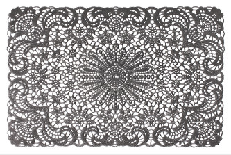 Prostírání LACE šedá 45x30 cm Mybesthome