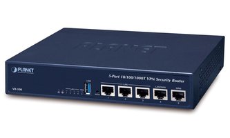 PLANET VR-100 Router/firewall VPN/VLAN/QoS, 2xWAN(SD-WAN), 3xLAN