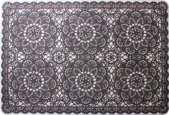 Prostírání BISETTE šedá 44,5x30 cm Mybesthome