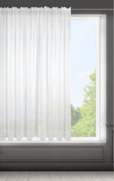 Dekorační krátká záclona s řasící páskou KARA II. bílá 350x150 cm MyBestHome