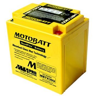 Baterie Motobatt MBTX30U 32 Ah, 12 V, 4 vývody Baterie Motobatt MBTX30U 32 Ah, 12 V, 4 vývody
