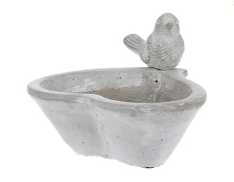 Pítko betonové pro ptáčky SRDCE